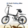 Unisex Folding City Bike Bicycle 7-speed Kids Adult bicycle