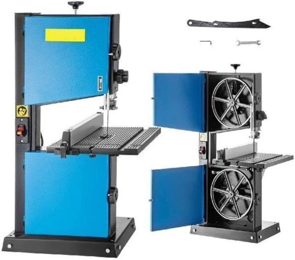 Benchtop Bandsaw 10 Inch 3.5 Amp 1700 RPM Table Band Saw for Wood Cutting 220V 0 to 45 Degree Tilt 4 Inch Cutting Depth 10 Inch Cutting Width Compact Design for Workshop or Home Use - Image 6
