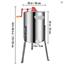 Electric Stainless Steel Honey Extractor 2 3 4 Frame Manual  Crank  Beekeeping Equipment Honeycomb Spinner