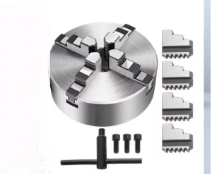 Klauwplaat 5 Inch 4-Jaw Onafhankelijk amp amp Omkeerbaar  Metalen Draaibank Klauwplaat Accessoire voor Precisie Draaiwerk