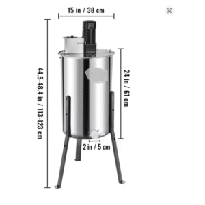 Electric Stainless Steel Honey Extractor 2 3 4 Frame Manual  Crank  Beekeeping Equipment Honeycomb Spinner
