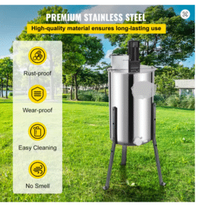 Electric Stainless Steel Honey Extractor 2 3 4 Frame Manual  Crank  Beekeeping Equipment Honeycomb Spinner