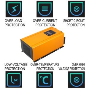 Pure Sine Wave Inverter 3000W – Low Frequency Off-Grid Solar Inverter, 12V DC to 230V AC