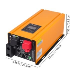 Pure Sine Wave Inverter 3000W – Low Frequency Off-Grid Solar Inverter, 12V DC to 230V AC