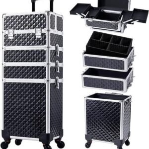 Makeup Suitcase 4-in-1 Makeup Case: available