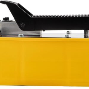 Air Hydraulic Foot Pump 10000 PSI 2.3L with Hose  Spray Gun  Adjustable 700 kgcm  0.71 Range Heavy Duty Design for Industrial Machinery Lifting  Moving