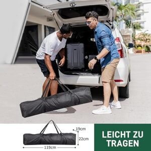 Pop-Up Folding Gazebo 3x3m Waterproof  Windproof, UV50+ Protection Height Adjustable with 4 Side Panels 4 Sandbags Ventilation Outdoor Canopy Tent  Blue