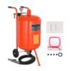20 Gallon Mobile Sandblaster 757L Sandblasting System With 244cm Working Hose 60 To 110 PSI Pressure Ideal For Removing Rust Paint Stains And Polishing Large Surface Areas